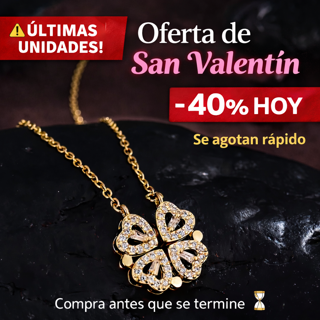 Collar Trébol de Corazones 💝