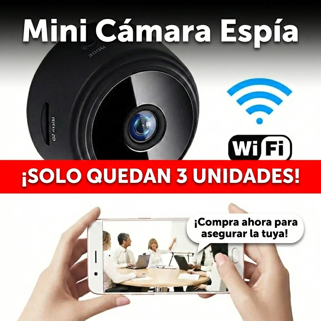 Mini Cámara Espía – Vigila Todo Desde Tu Celular