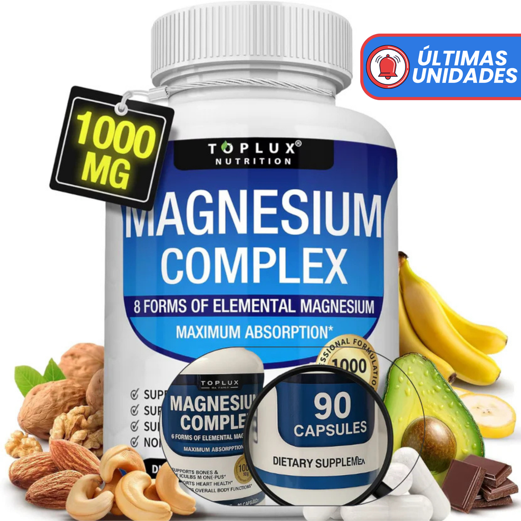 ✨Magnesium Complex⚡¡Energía, Sueño y Bienestar en SOLO DÍAS! 💙