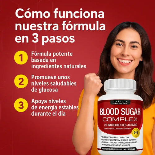 Blood Sugar Complex⚡Fórmula Avanzada | 60 Capsulas